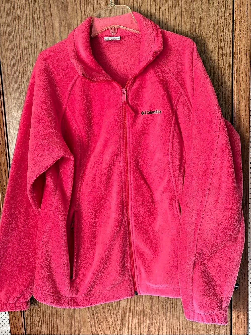 Columbia Benton Springs Full Zip Fleece Jacket Pink XL